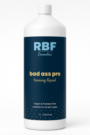 Bad Ass – Professional Spray Tanning Solution: The Ultimate Deep, Dark & Flawless Tan for Every Skin Tone - R.B.F Cosmetics