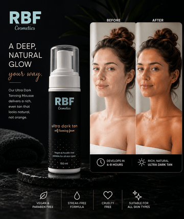 Rbf tan in the shade ultra dark! It’s if you dare 😍